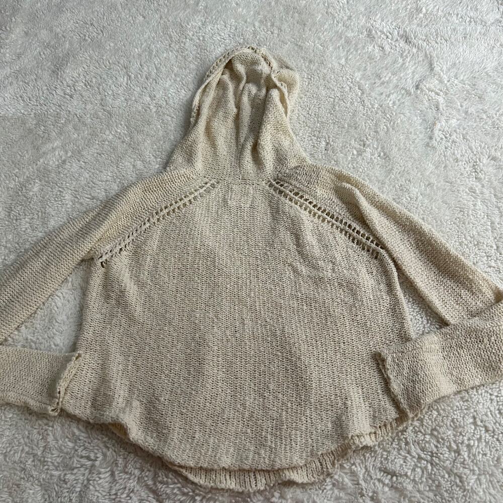 Billabong Womens Cream Crochet Soft Boho Indie Resort Core Sz S Cotton Summer - Picture 3 of 6